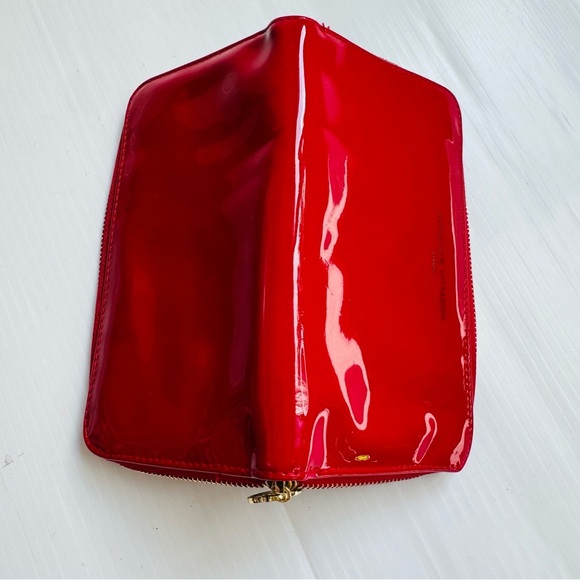 Adrienne Vittadini Glossy Red Wallet - Picture 2 of 7